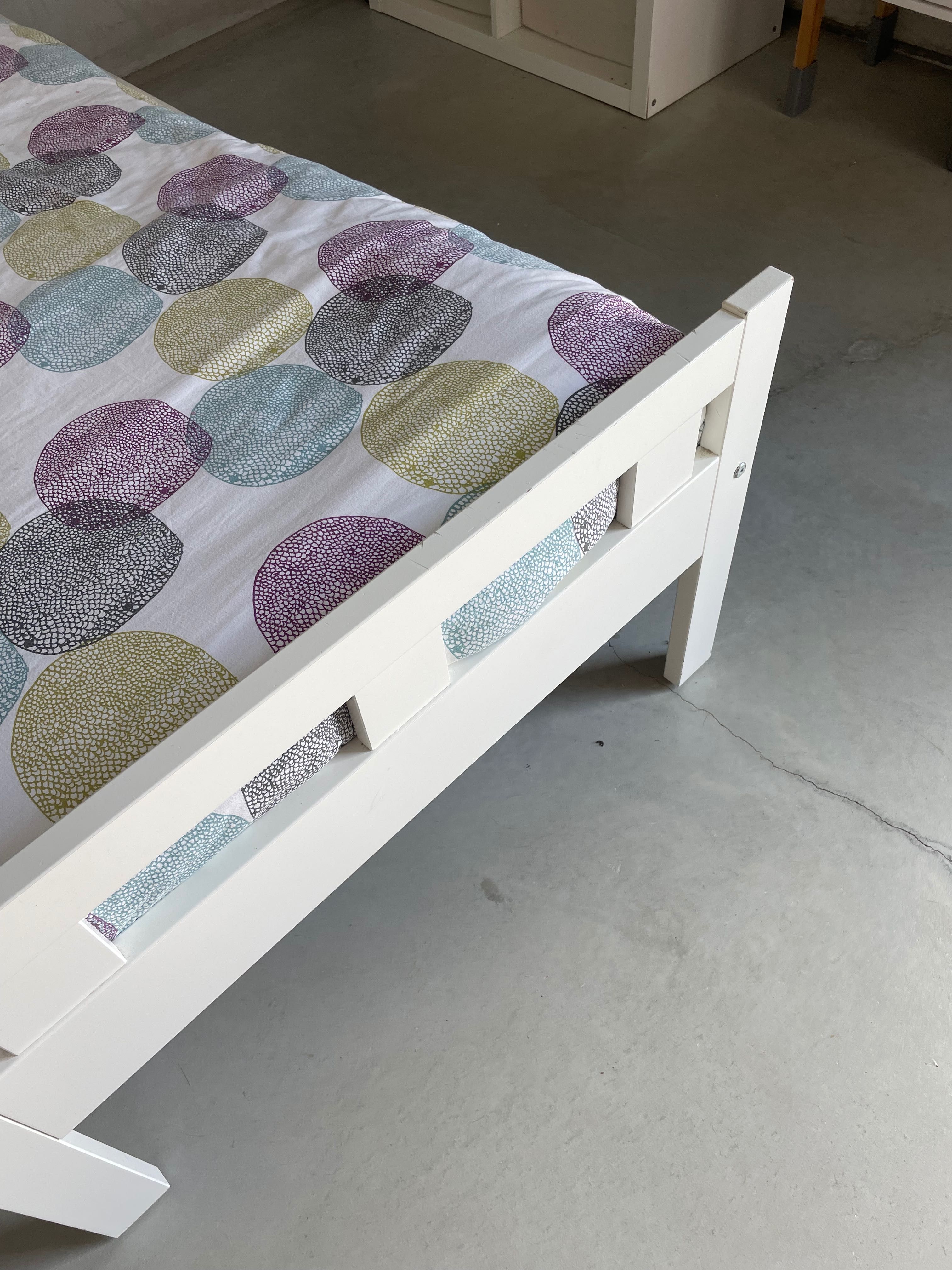 cama criança completa, colchão mais estrado IKEA 70x160