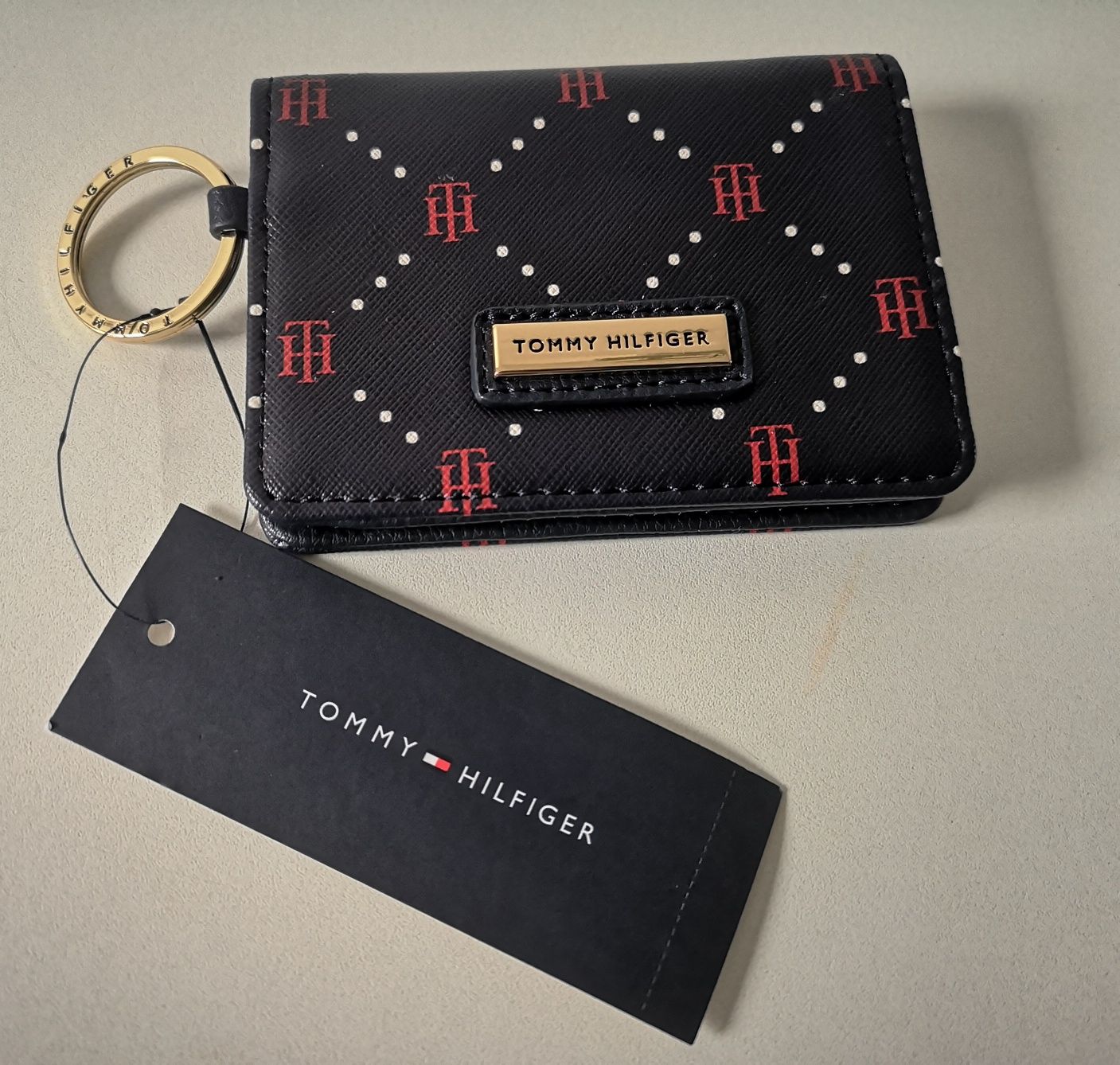 Nowy porfel / etui na karty na breloczku Tommy Hilfiger