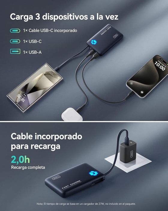 [Novo] Powerbank 10000mAh Super Fast Charge 45W!
