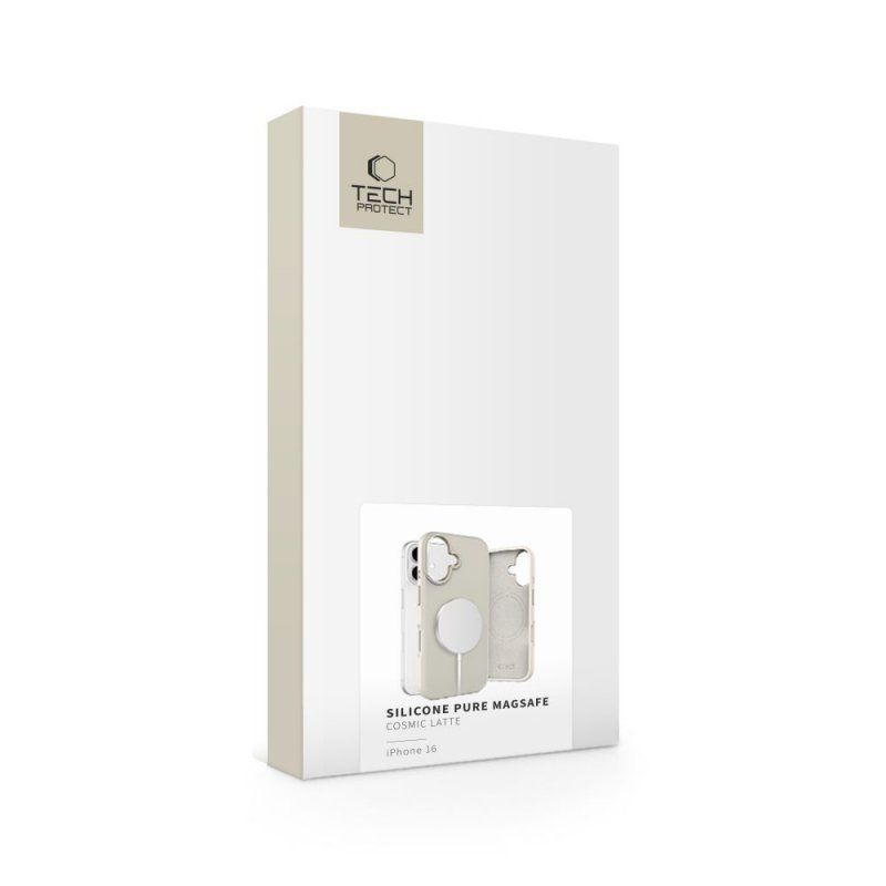 Tech-Protect Silicone Pure Magsafe Iphone 16 Cosmic Latte