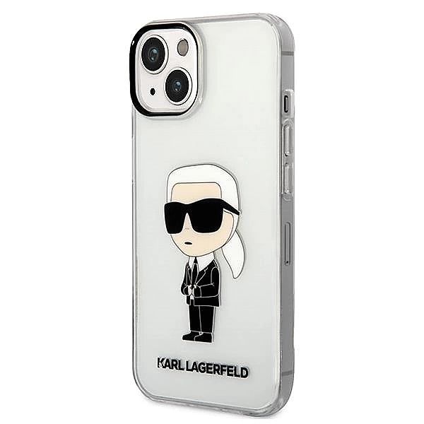 Etui Karl Lagerfeld Ikonik Karl na iPhone 14 Plus - przezroczyste