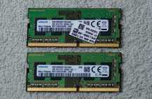 Kości 2x4G DDR4 Samsung