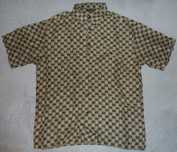 Camisa nova pura seda padronizada Marks & Spencer 3 / M