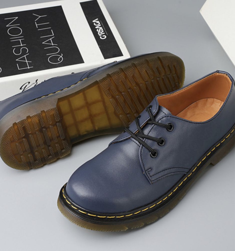 Półbuty klasyczne eleganckie modne martensy Oxfordki