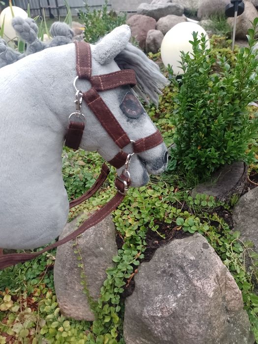 Ogłowie bezwędzidłowe na hobby horse a3