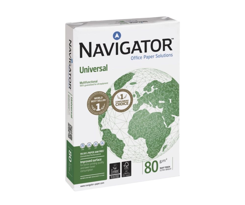 Бумага Navigator Universal А4 80г/м2 500 листов класс А