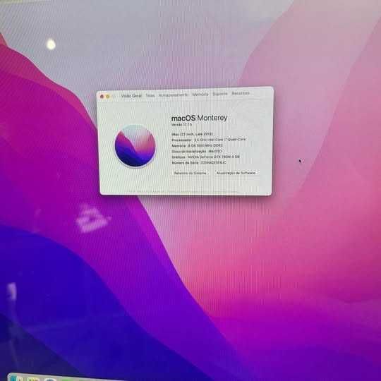 iMac 27" i7 Quad-Core, 8Gb Ram, 1TB de Hd