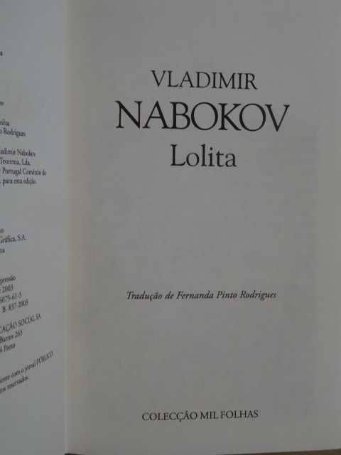 Lolita de Vladimir Nabokov