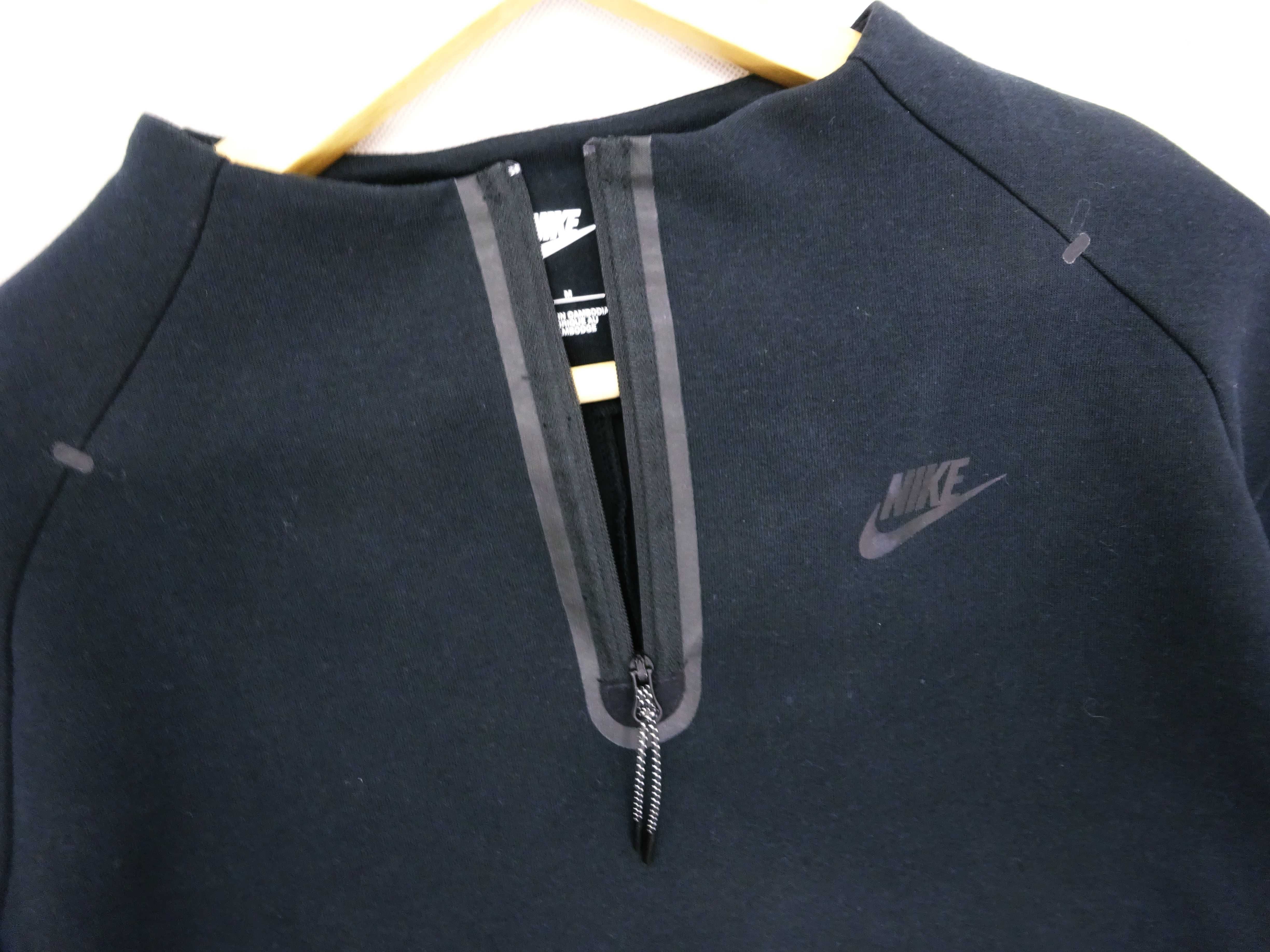 D83 bluzowa sukienka dresowa NIKE rozpinana oversize ściągacz M 38