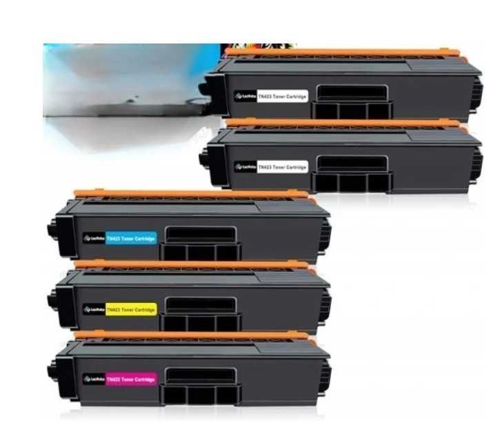Toner LeciRoba TN-423 do tonerów Brother czarny/kolor 5SZT