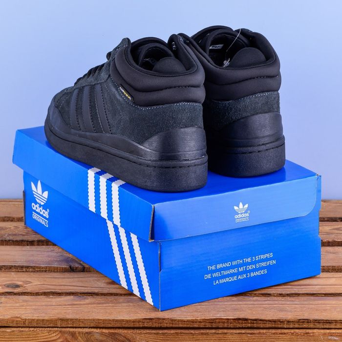(2029) Зимові  Adidas Campus Чоловічі Кросівки високі сірі (41-46)