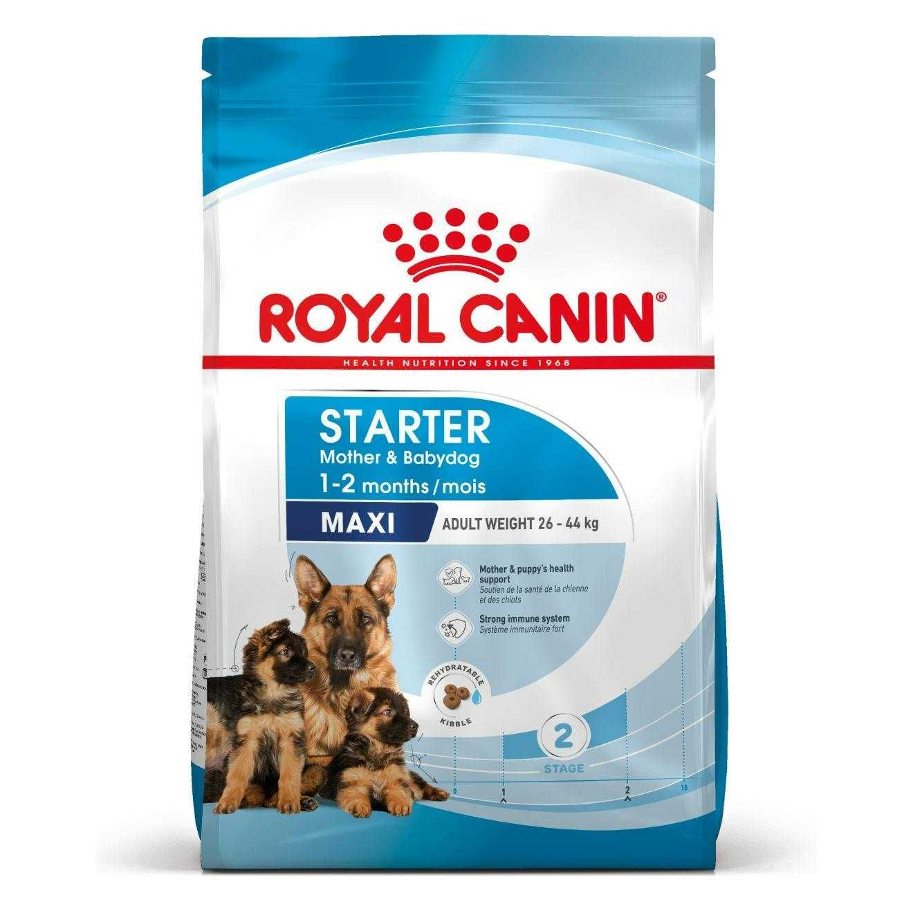 Royal Canin Starter, Puppy, Adult, Mini, Medium, Maxi e Giant 15+5kg