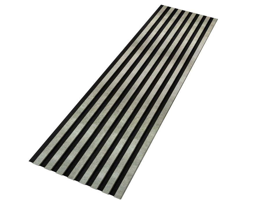 Lamele ścienne na czarnym filcu 260cm x 54 cm Dąb, Orzech i inne