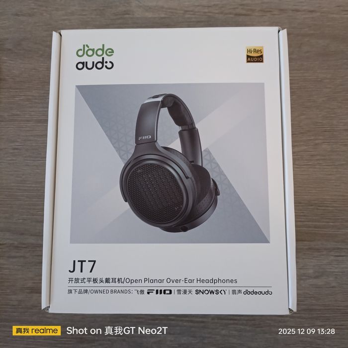 Открытые планары Fiio JT7 Black