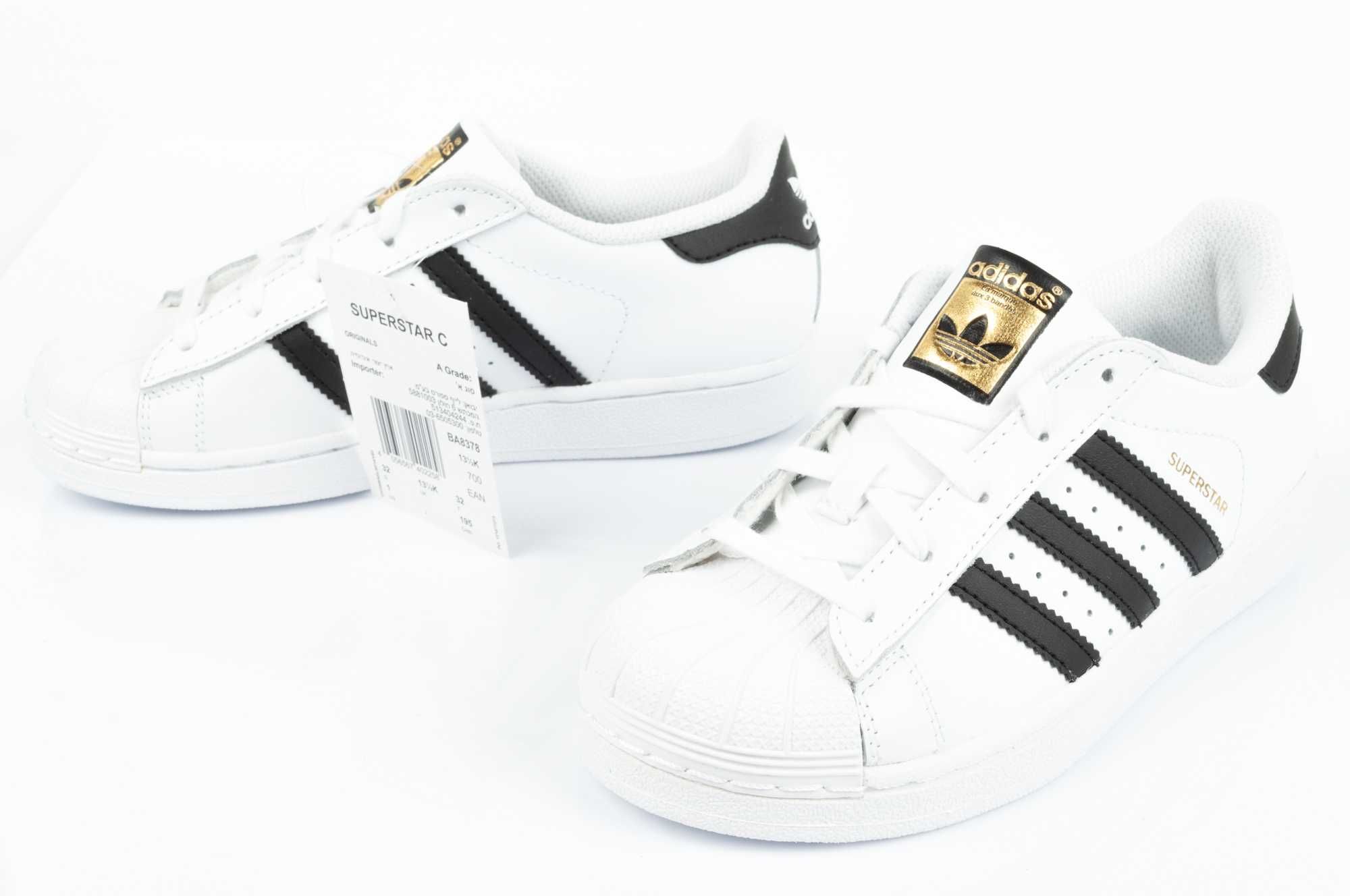 Buty sportowe dziecięce Adidas Superstar [BA8378] r.28-35