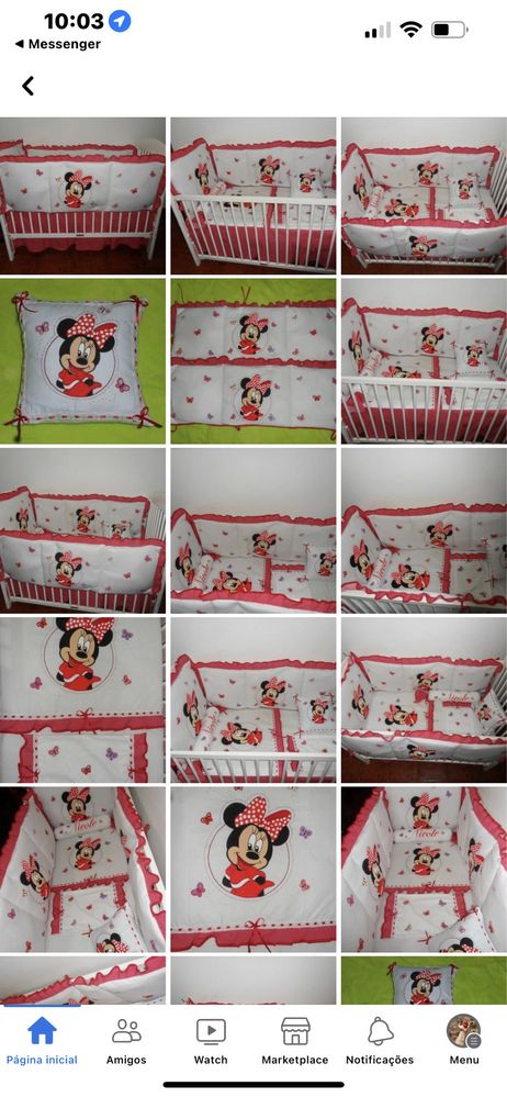 Kit de berço personalizado
