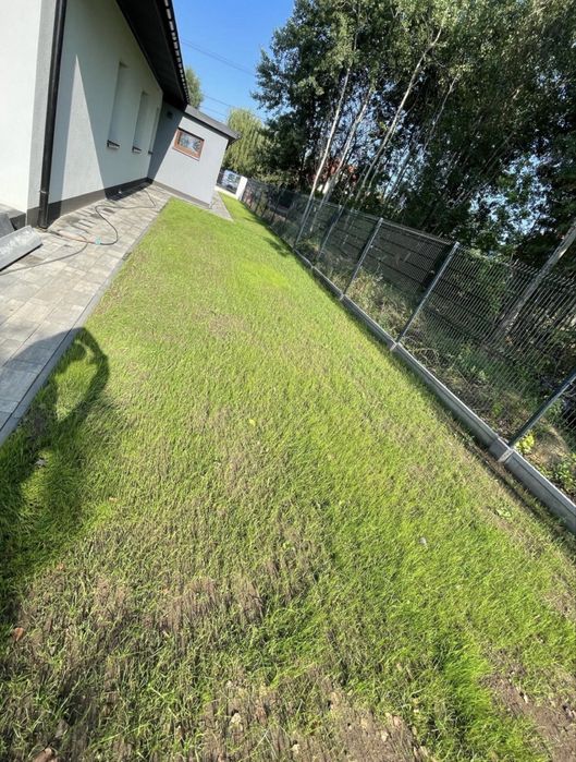 Zakladanie ogrodów/trawniki/niwelacje terenu/odwodnienia/koparka/HDS