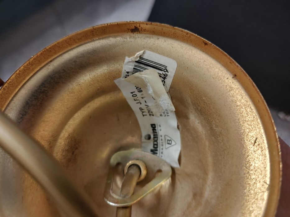 Lampa wisząca z masy perłowej