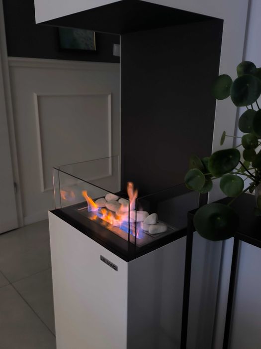 Nowoczesny stojący Biokominek