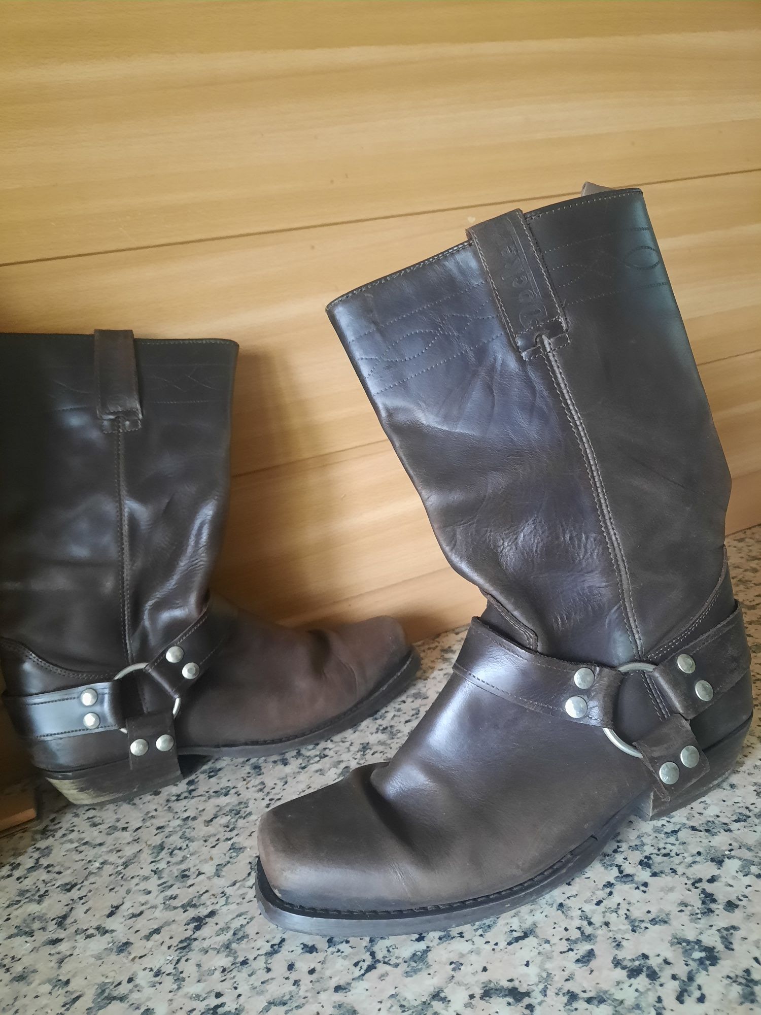 Botas motard rock