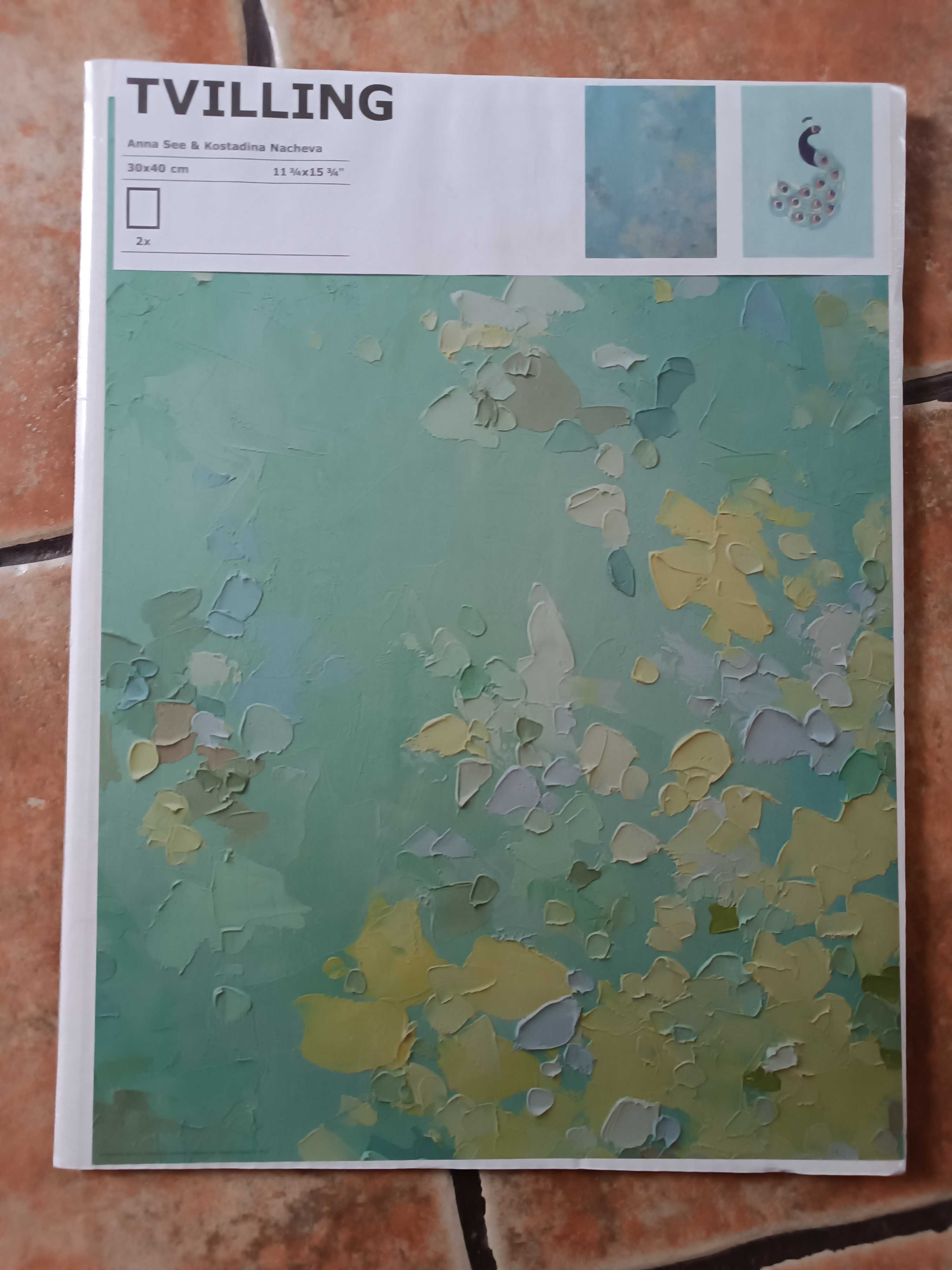 Obrazek 2szt Ikea paw obraz 30x40 cm obrazki dekoracja