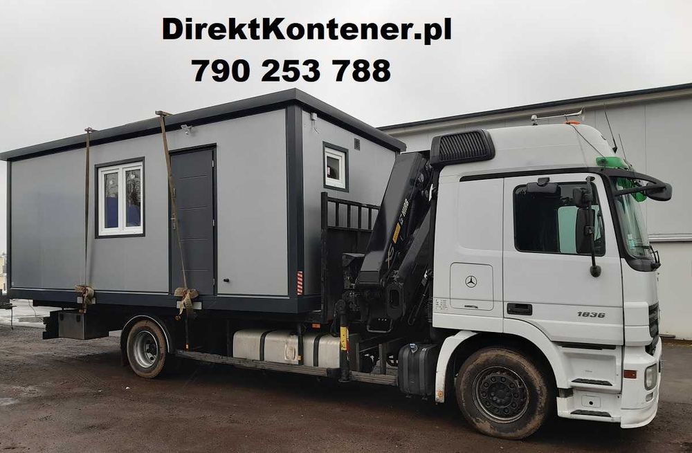 Kontener SOCJALNY WC+Łazienka+Jadalnia+Szatnia  21m2 PRODUCENT