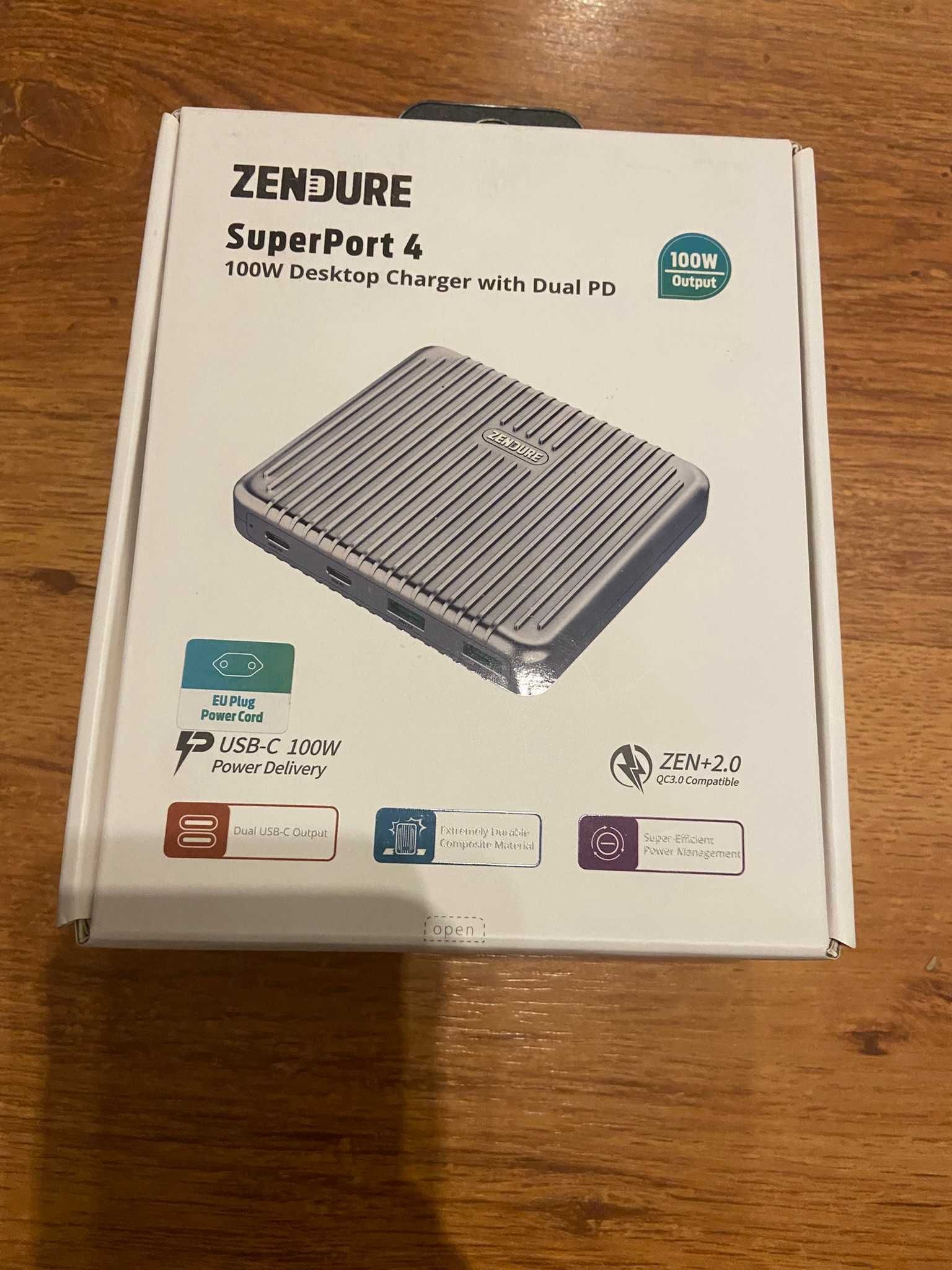 Zendure SuperPort 4 Desktop Charger With Dual PD 100W (silver)