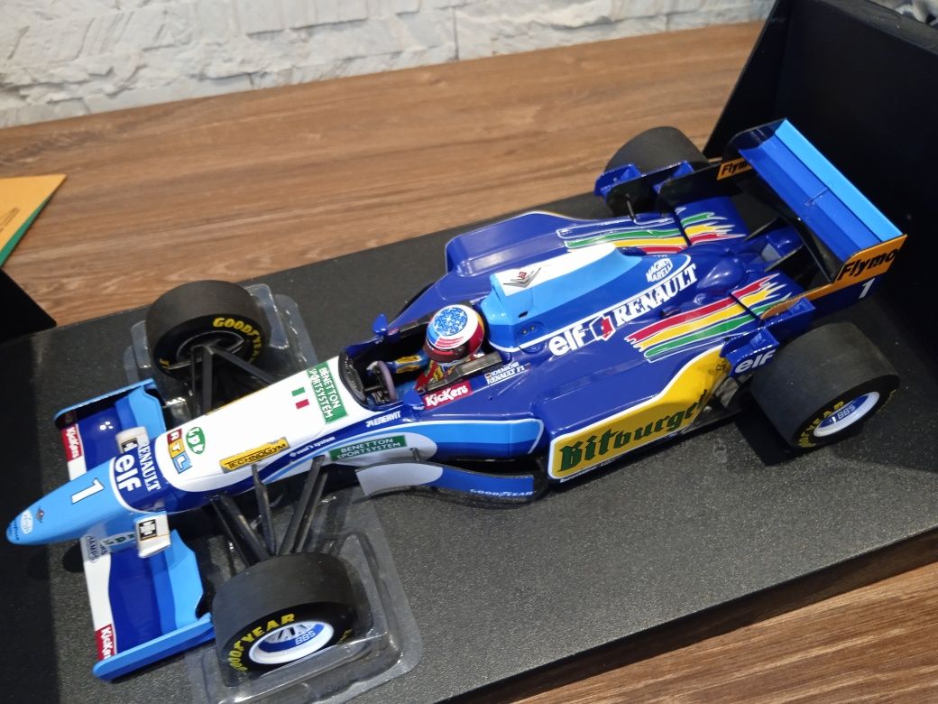 1:18 Minichamps Benetton Renault B195 M.Schumacher Winner GP Monaco 95