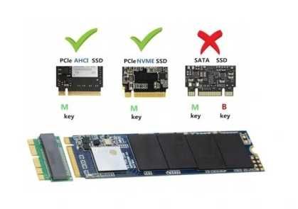 Adapter Przejściówka SSD M.2 M2 NVMe MacBook A1398 A1465 A1466 A1502