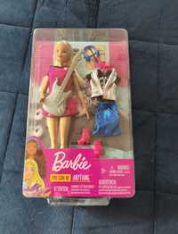 Nowa lalka Barbie Mattel rockstar muzyczna kariera ubranka GDJ34