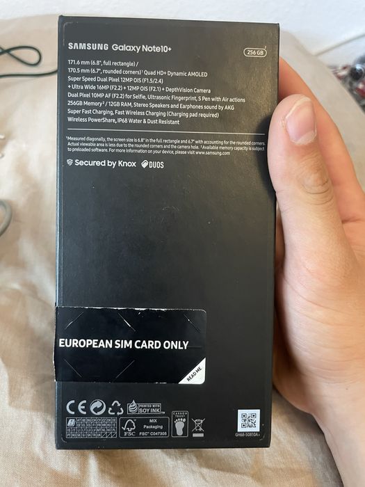 SAMSUNG Note 10+ w IDEALNYM stanie z folią hydrożelową