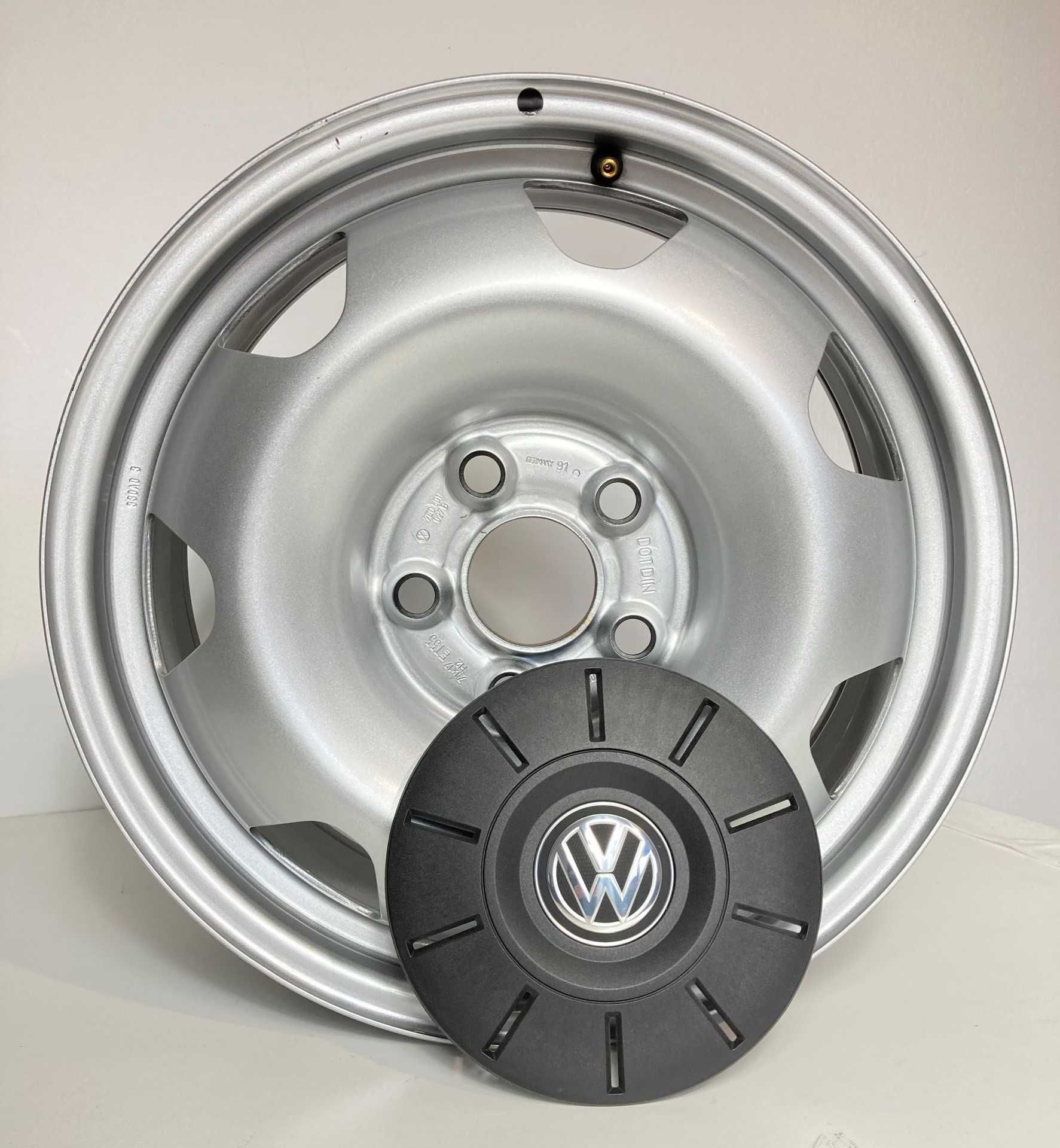 Felgi stalowe VW T6 T6.1 oryginalne nowe + kołpaki 7x17 5x120