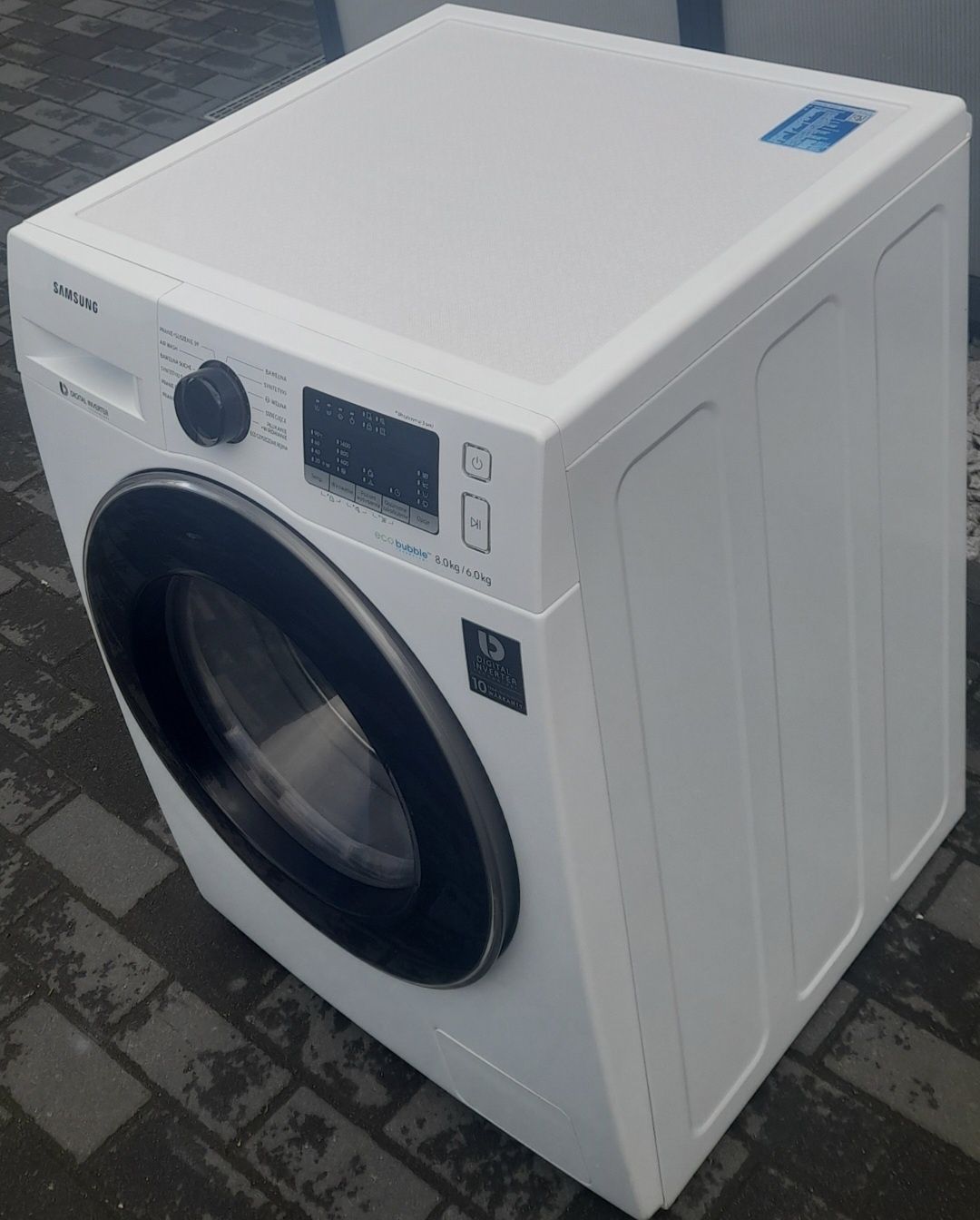Pralko-suszarka Samsung 8kg z transportem,Gwarancja