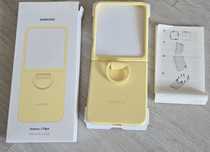 Oryginalne etui samsung galaxy flip 6 silikonowe z uchwytem