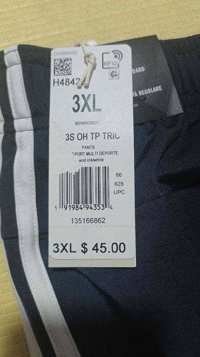 Cпортивні штани Adidas Адідас великого розміру XXXL широкі