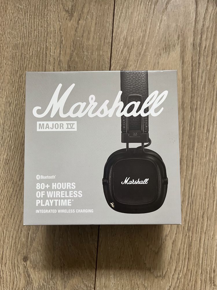 Nowe Słuchawki nauszne Marshall Major IV 4 bezprzewodowe