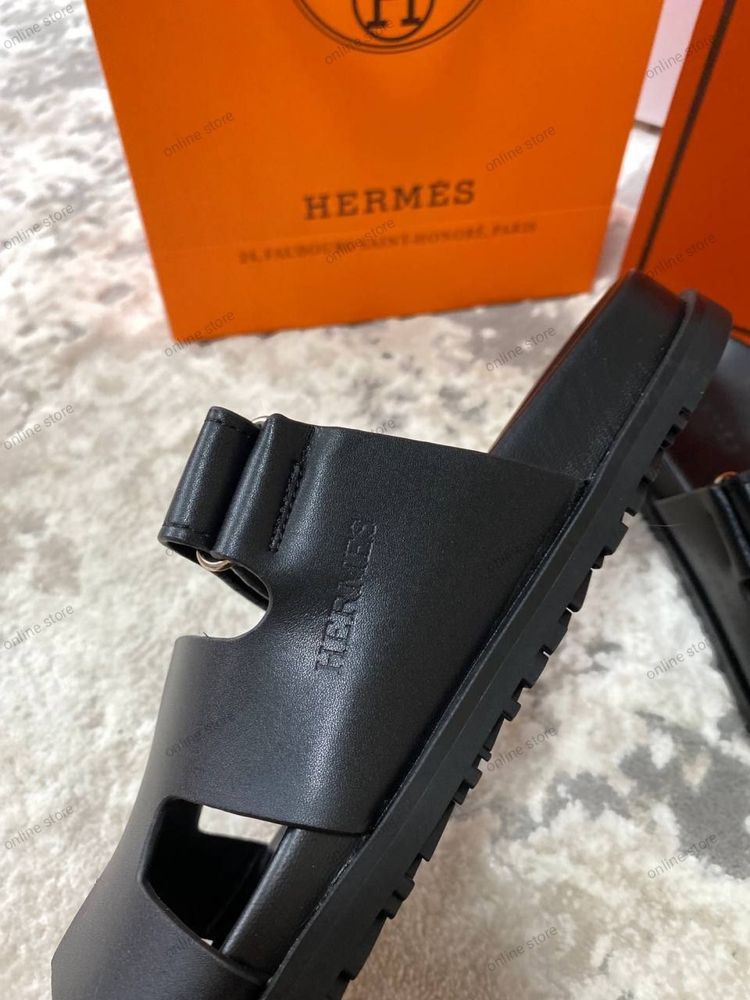 Тапки Hermes Шлепки Эрме