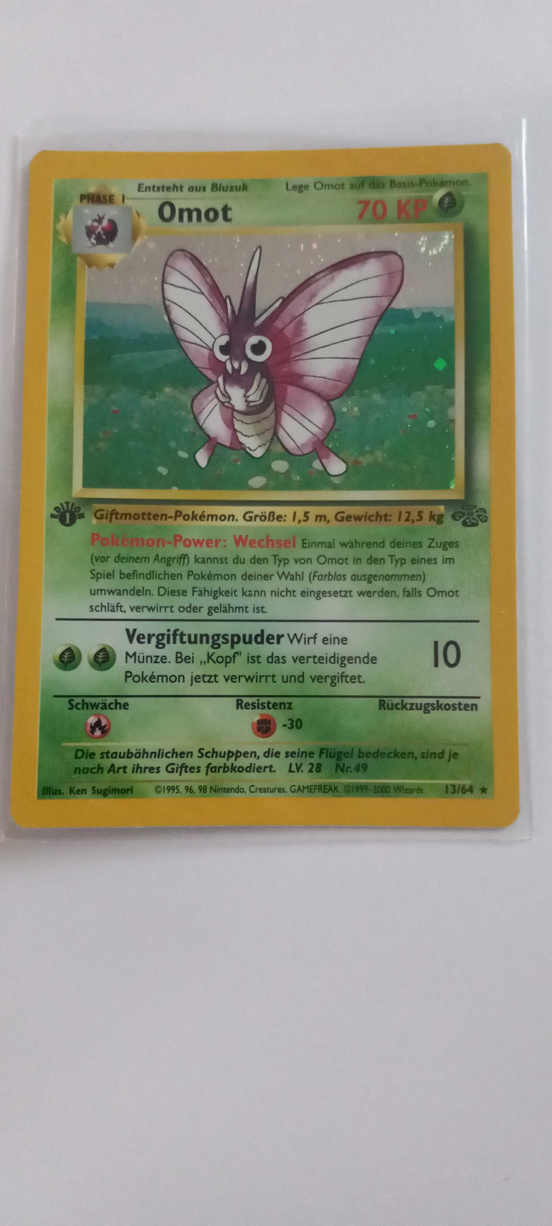 Karta Pokémon Omot edycja 1