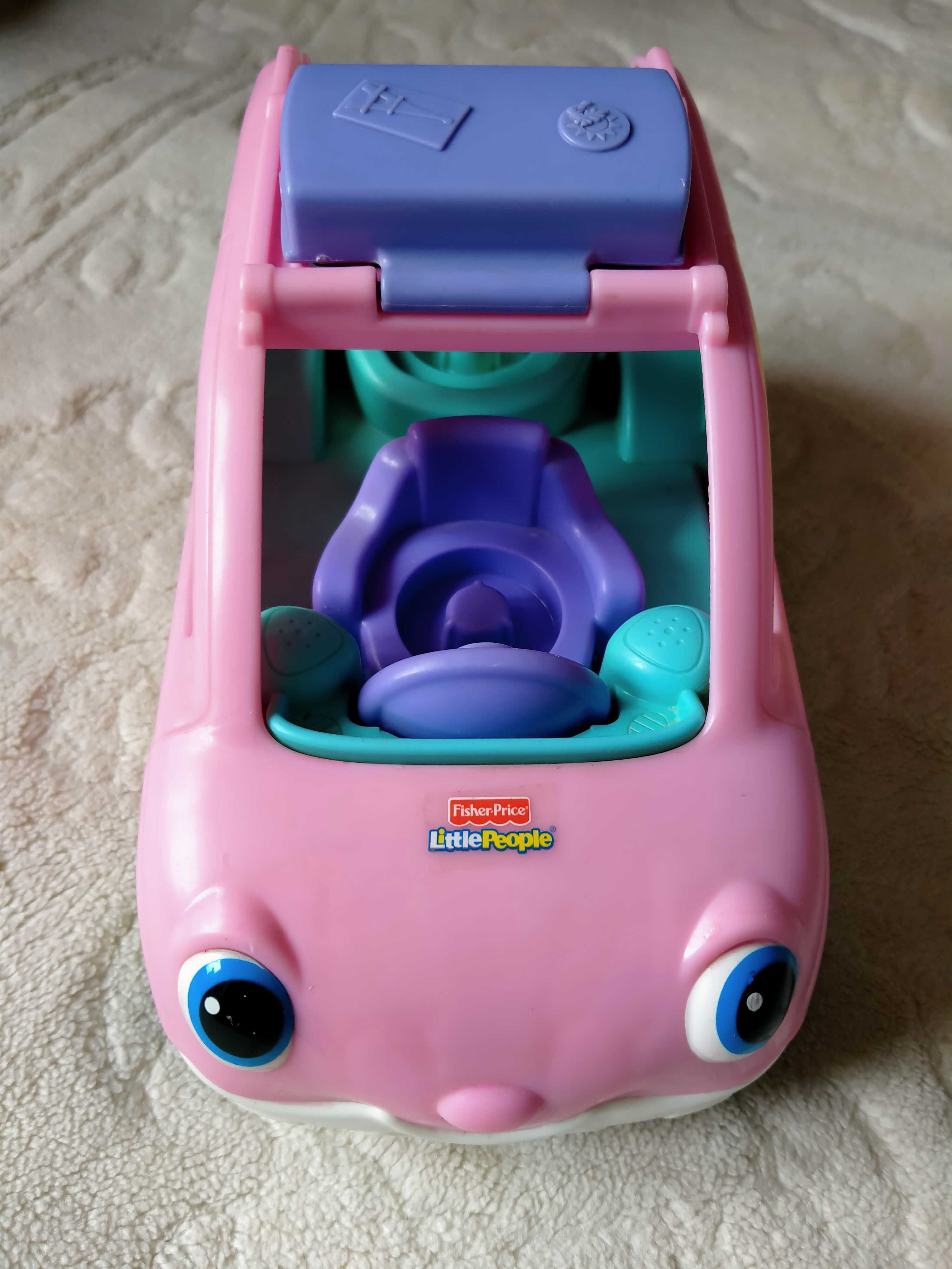 Fisher Price Little People Interaktywny Domek+Autko+6 figurek