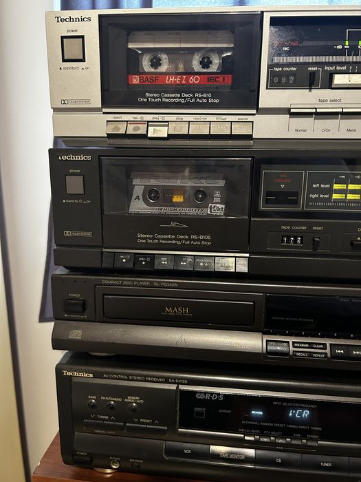 Cały zestaw - Wieża sprzęt technics i kolumny Altus