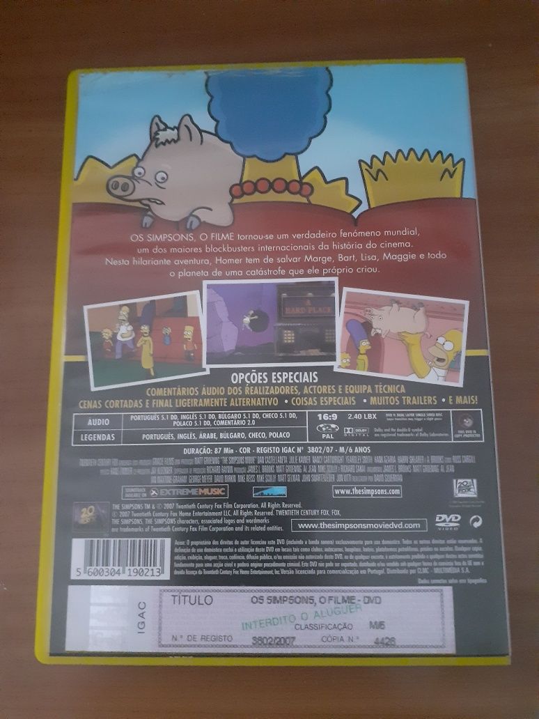DVD - Simpsons: O Filme