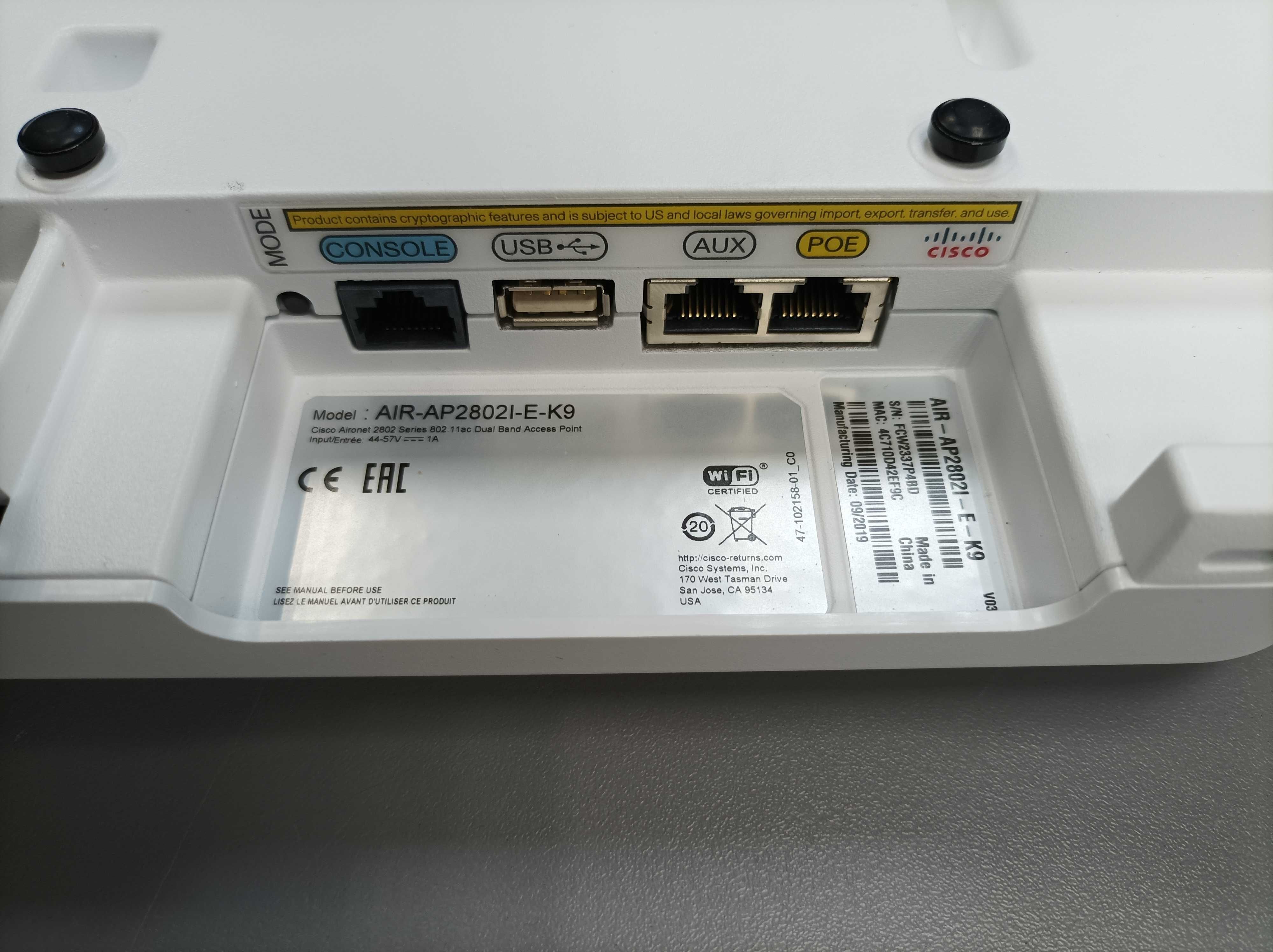 Точка доступу Cisco AIR-AP2802I-E-K9