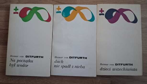 Hoimar Von Ditfurth zestaw 3 książek 1978