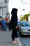 Теплая мантия кочевняя на флисе с капюшоном. Кардиган женский S M L XL