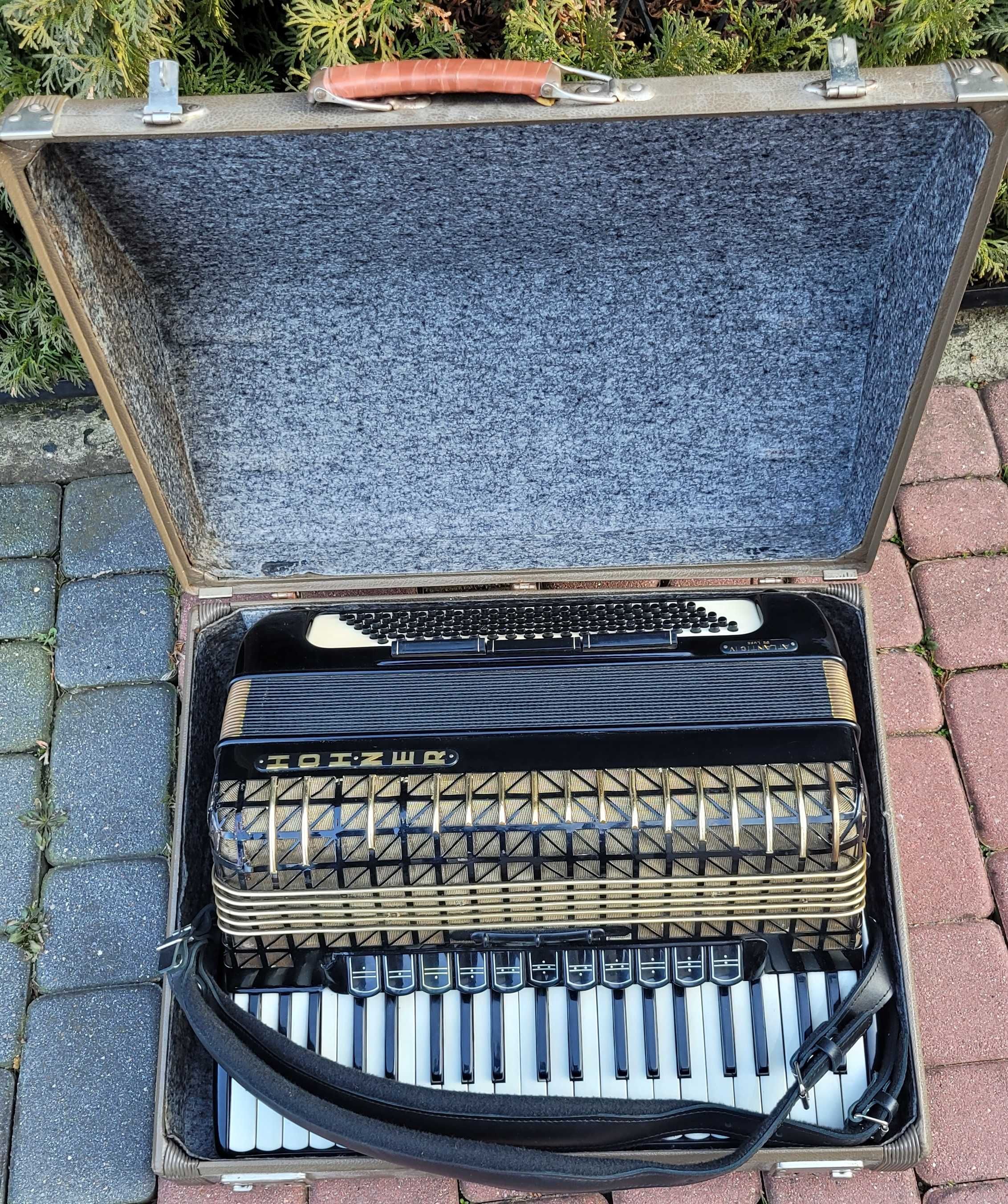 Akordeon Hohner Atlantic IV DeLuxe 120B 4Ch Germany Super Głośny Stroi