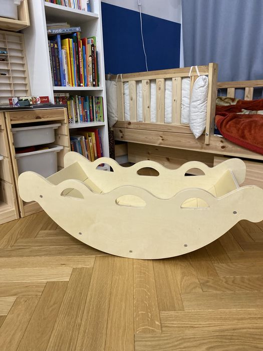 Bujak drabinka montessori ze sklejki drewnianej