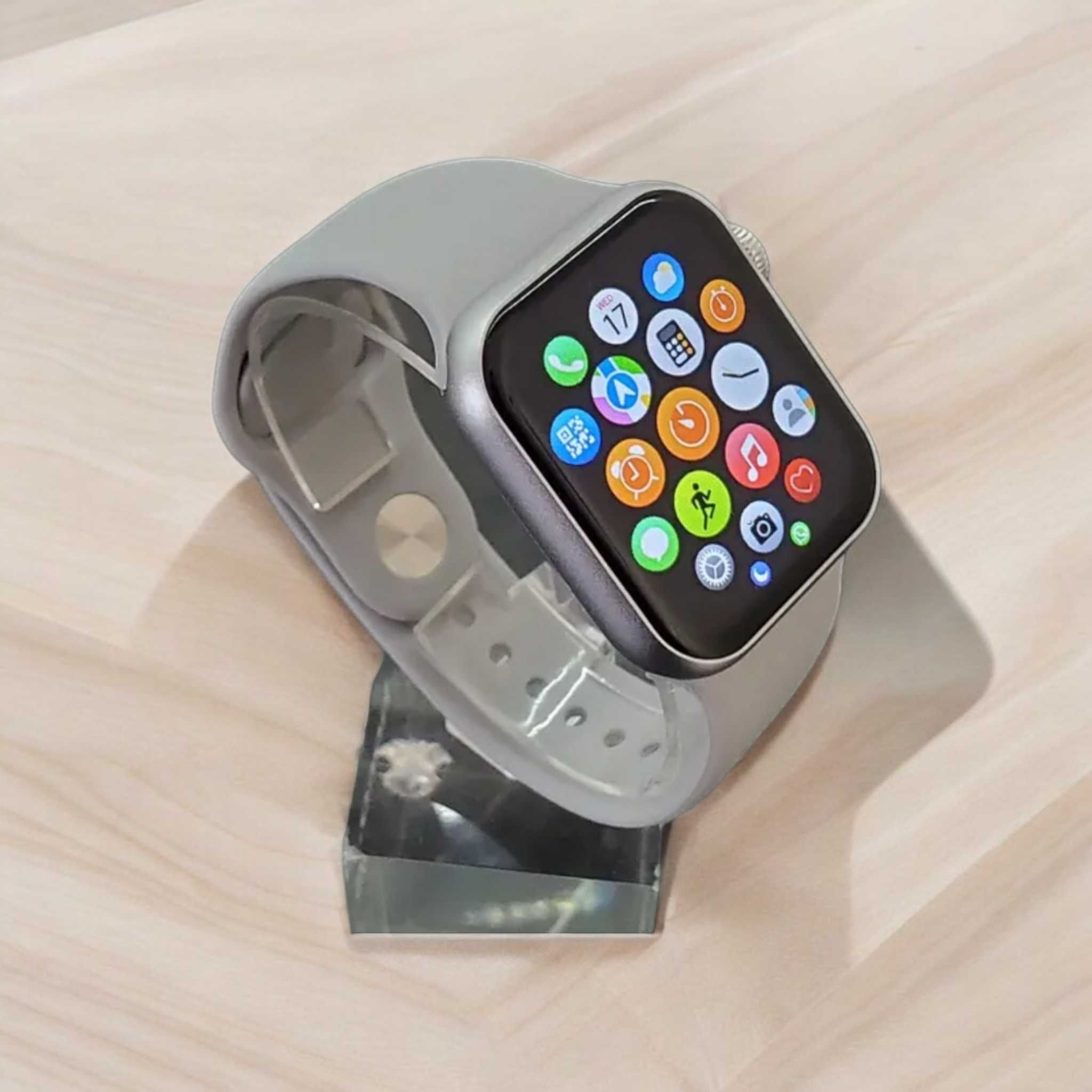 Смарт годинник GS10 Mini 41мм українська мова Silver