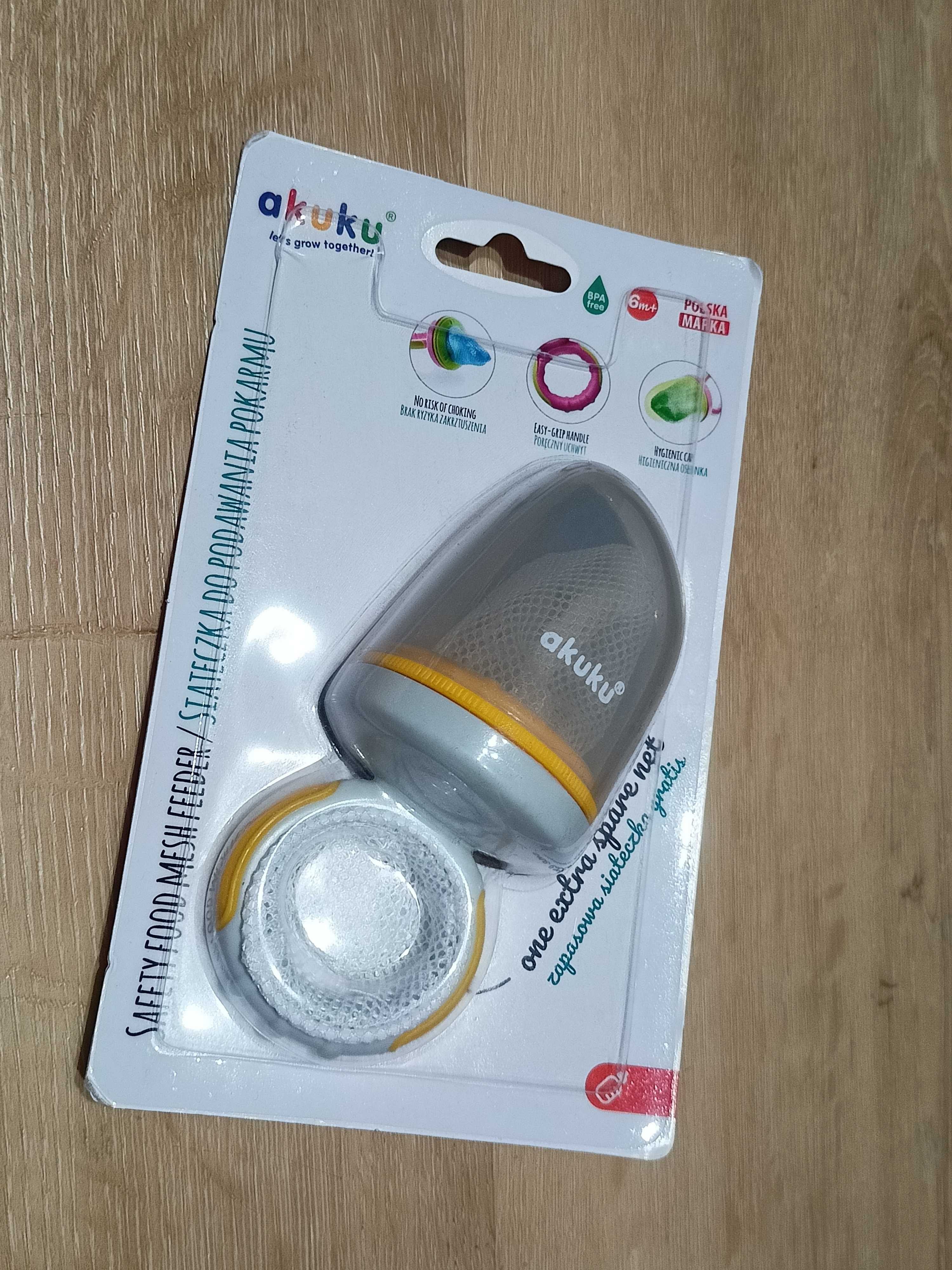 Akuku siateczka do podawania pokarmu gryzak