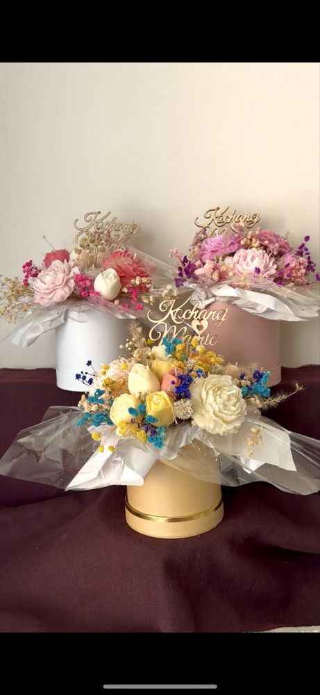 Flowerbox ze świeczek sojowych