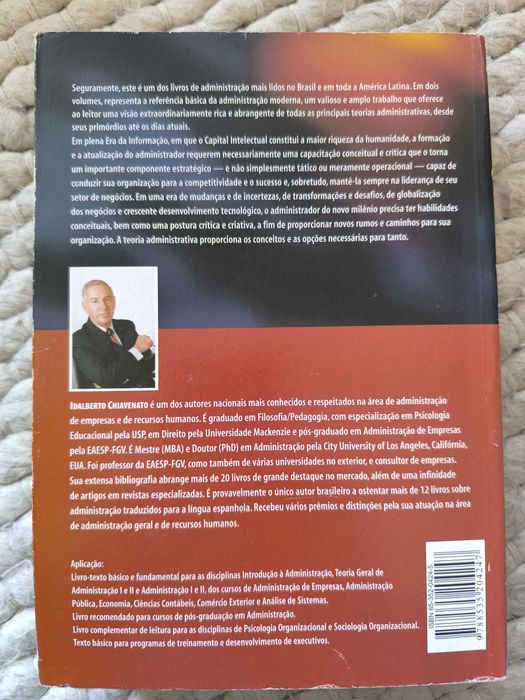 Livro "Teoria Geral da Administração - Volume II" Idalberto Chiavenato